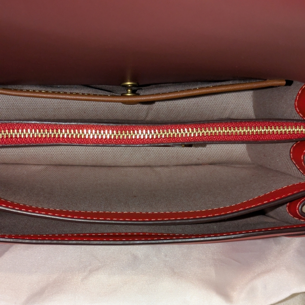 Coach Hero Bag in Sports Red - Picture 10 of 13